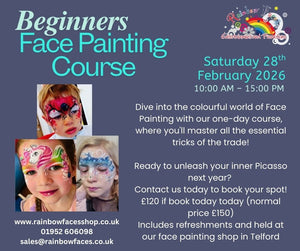 Beginners at Face painting workshop in Telford