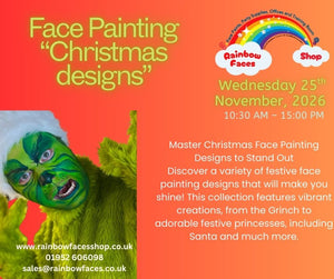 Festive face painting design workshop 25th Nov 26