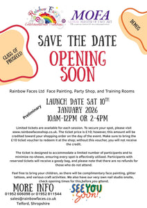 Rainbow Faces Ltd Shop Open day