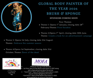 2026 Global body painter of the year