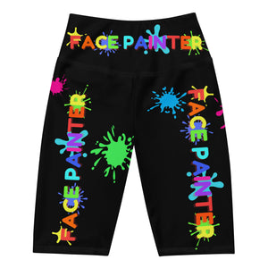 Biker Face Painting Shorts Shorts