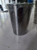Stainless Steel rinse cup approx 8cm wide x 10cm long