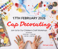 Children's Cap decorating workshop