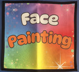 Face painters flannels and towels