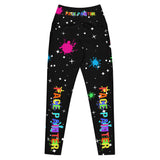 Face painting leggings in larger sizes with pocket-Allow up to 10 days as made on order from USA