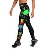 Face  Painting yoga leggings in small-Xl -Allow upto 10 days as from USA