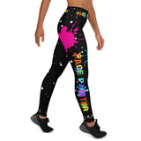 Face  Painting yoga leggings in small-Xl -Allow upto 10 days as from USA