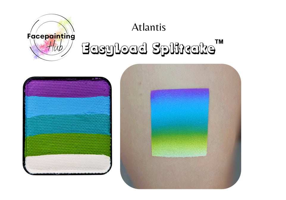 Easy Load split cake from The face painting hub