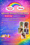 Braids, bling & things workshop 10am-4pm so much fun