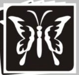Glitter tattoos stencils