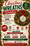 Christmas wreath making workshops