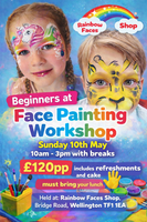 Beginners at Face painting 10th May
