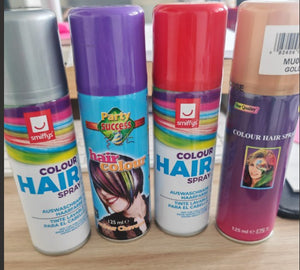Coloured Hair Spray