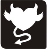 Glitter tattoos stencils